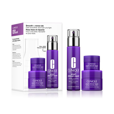 Kit Clinique Smart: Sérum Facial + Mini Creme Facial + Mini Creme para Olhos